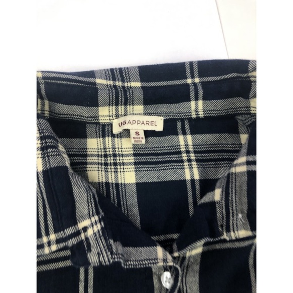 Pitt Panthers Women's Plaid Flannel Shirt UG Apparel Small University Pittsburgh - Picture 3 of 7